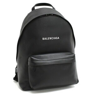 Balenciaga Backpack Black Leather